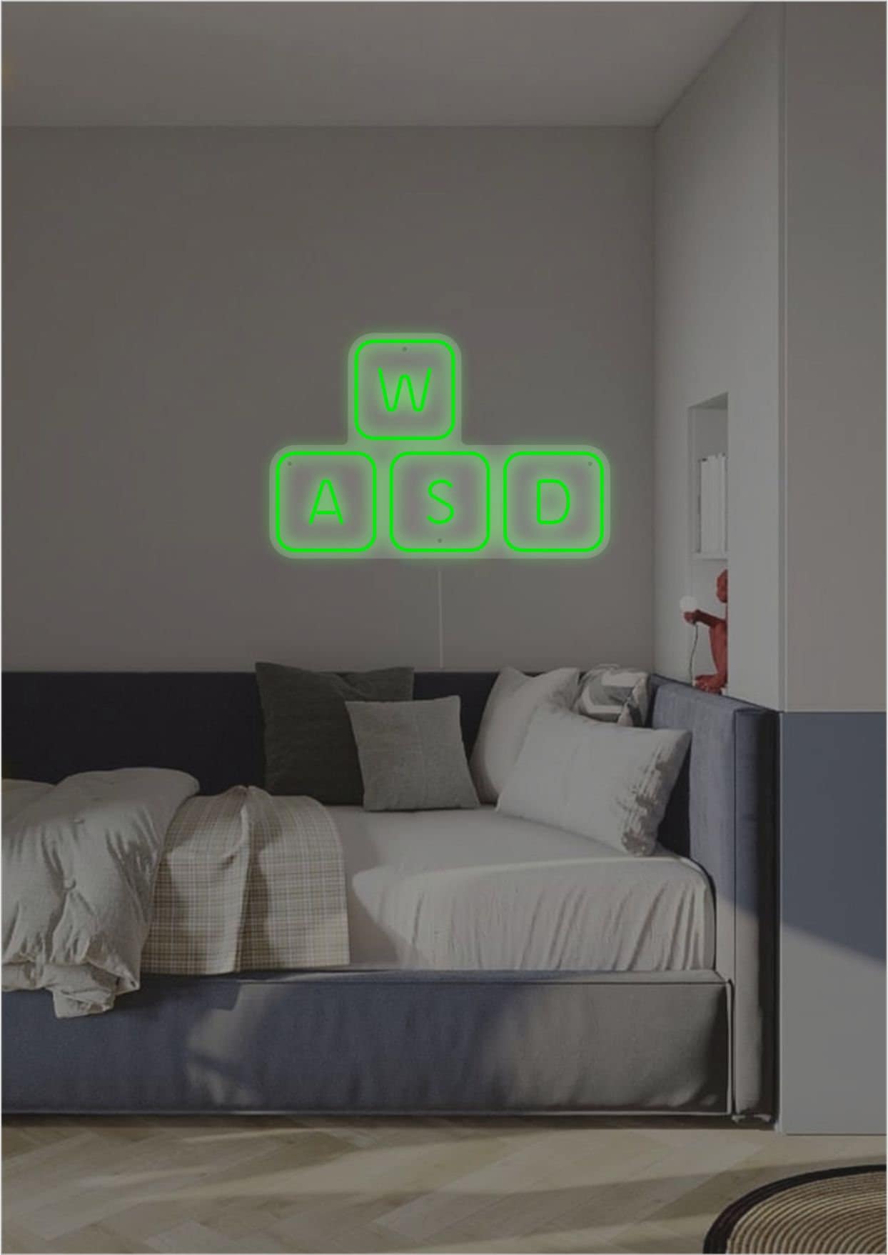 HOSYMO Planet Neon Sign, segnale luminoso al neon con supporto, funzionamento a batteria o USB, decorazione per feste, bar, camera da letto, Natale