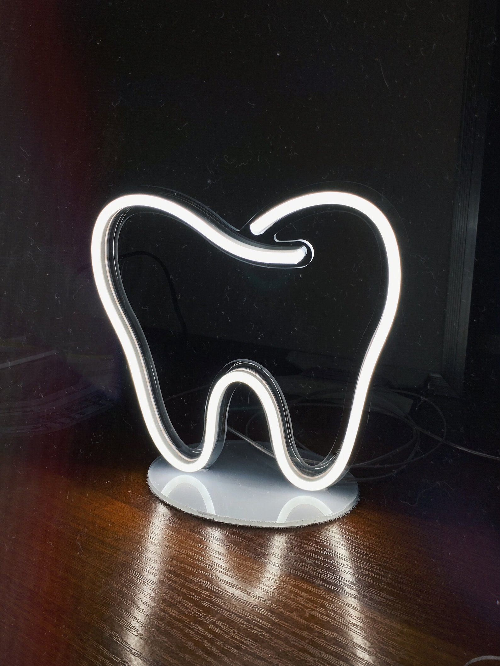 Dazzling Tooth LED Neon Sign | Dental Office Decor | Unique Gifts for ...