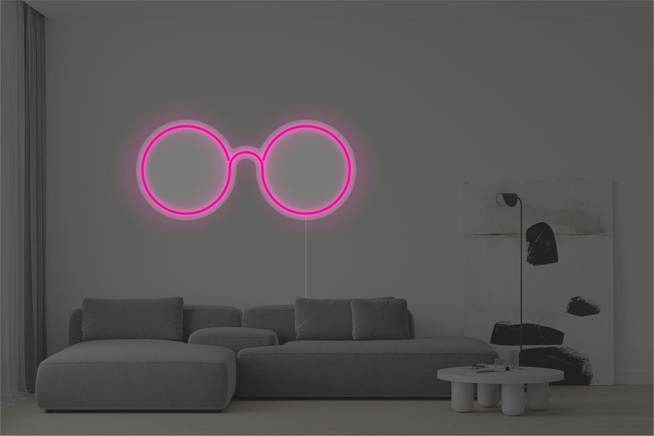 Led Optometry Sign Optical Shop LED Lightbox Sign | Eyeglasses Neon Wall Decor for ...