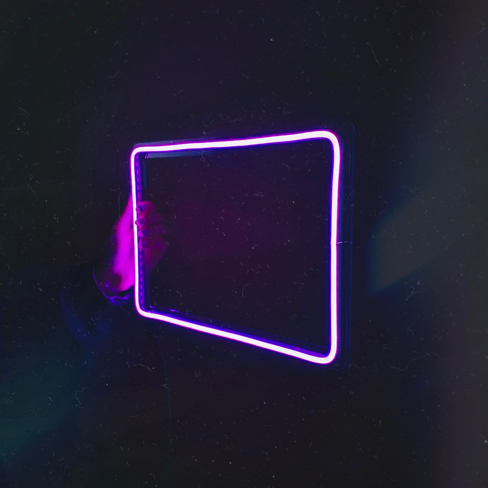 Abstract Rectangle Led Neon Sign | Minimalistic Geometric Decor ...