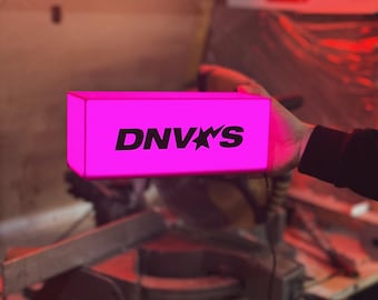 Benutzerdefinierte Neonlichtbox | Fünf helle Seiten | Farbiges Zeichen | Tisch-und-Wand-Leuchtkasten | Leuchtreklame