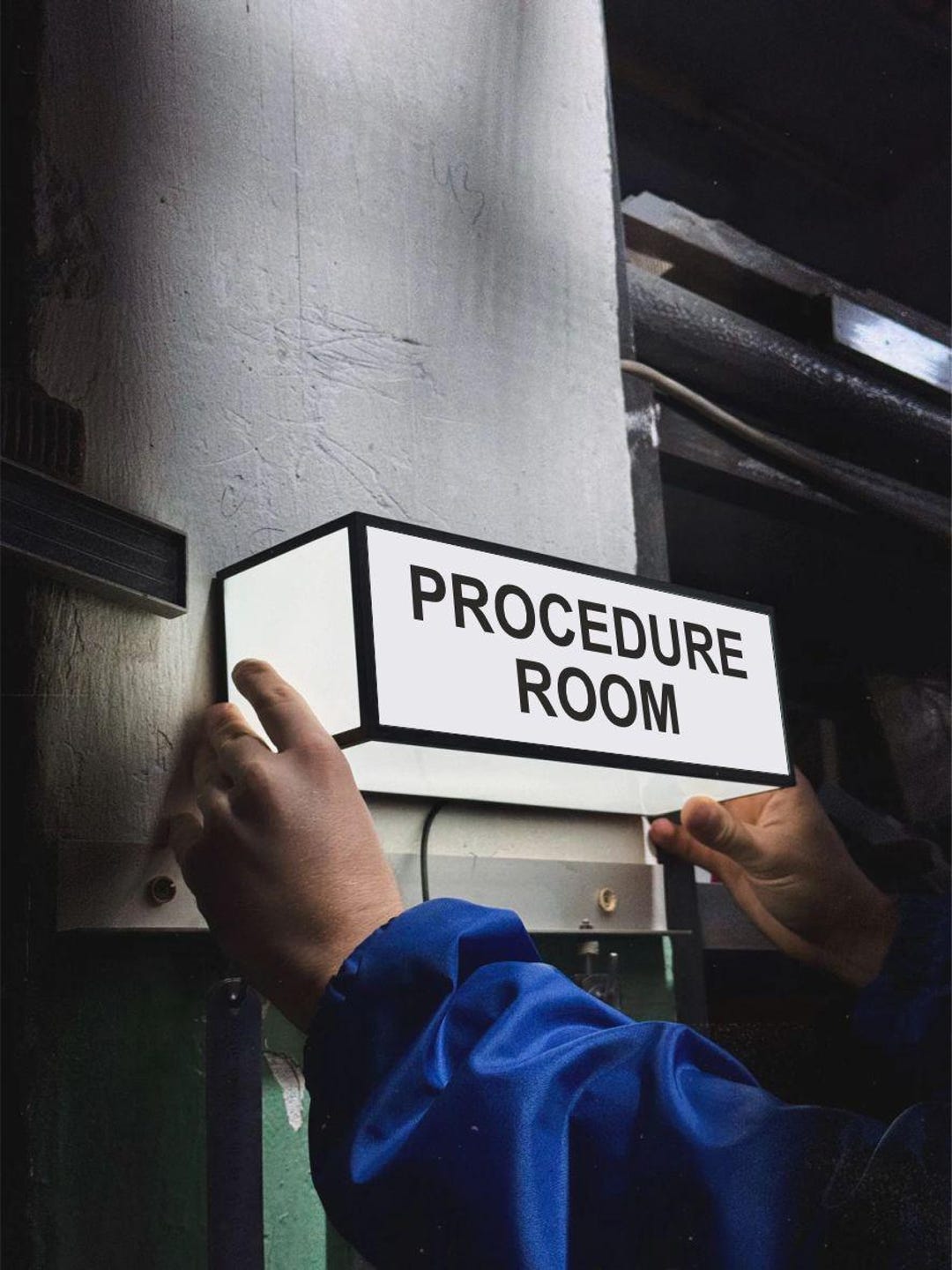 Procedure Room Lightbox Sign Wall Decor | LED Procedure Room Wall Sign ...