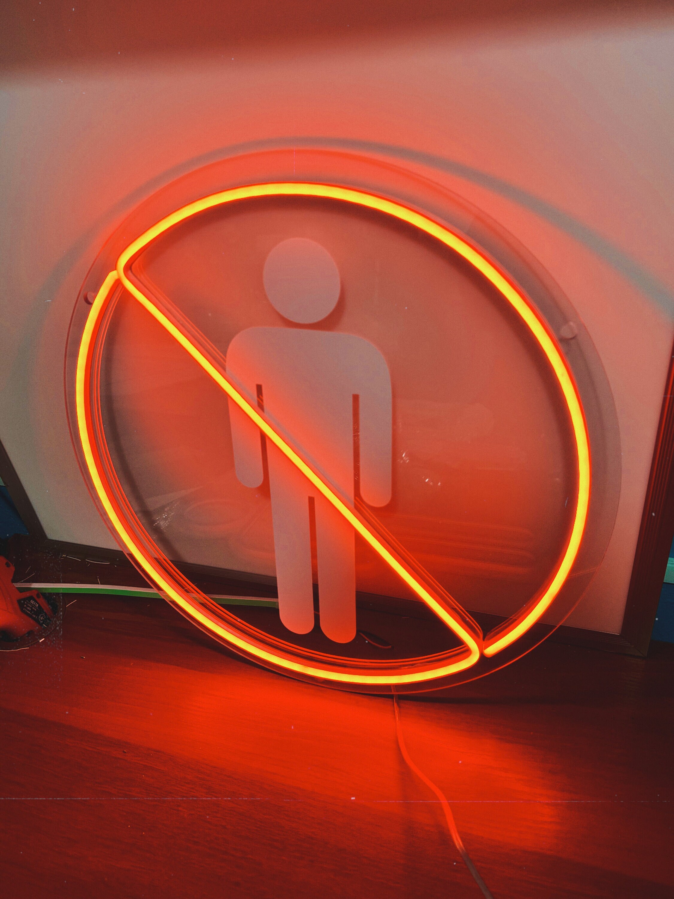 Insegna Al Neon Dimmerabile Per Sala Giochi – Luce Led A Forma Di Avvertimento Pericolo, Alimentazione USB, Decorazione Da Parete