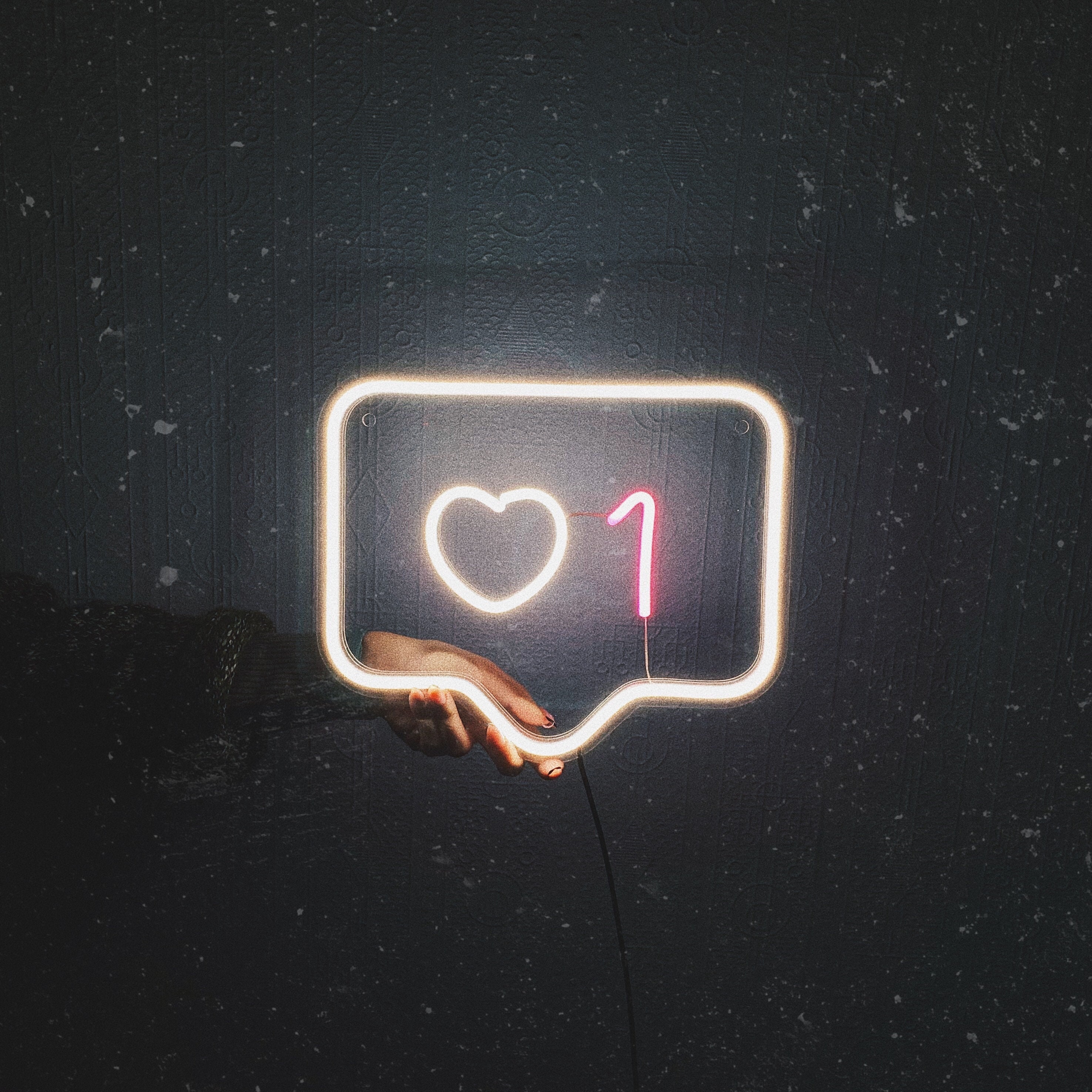 Like LED Neon Sign | Social Media Icons | Button Reaction - Choose your color, size and control your brightness!