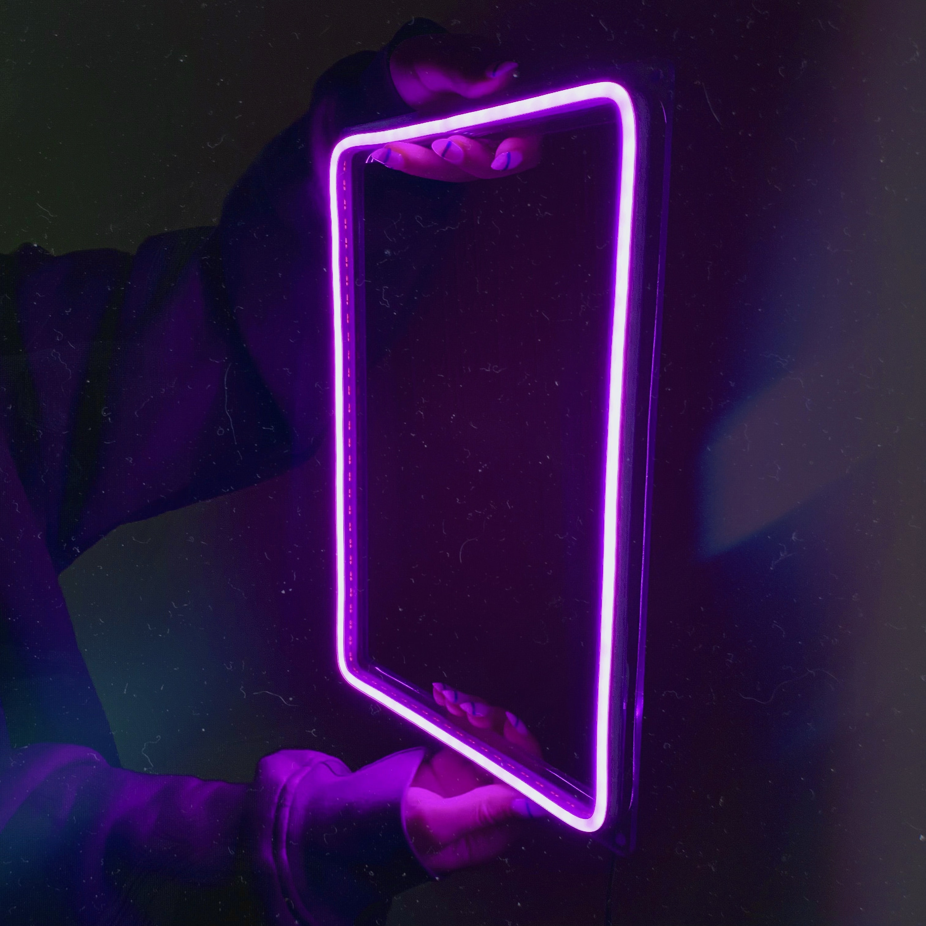 Rectangle neon light deals