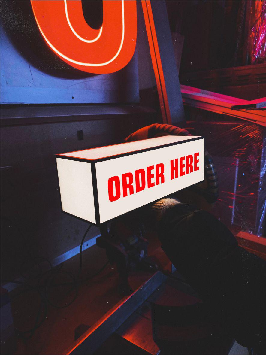 Led Pick up and Order Here Signs - Etsy