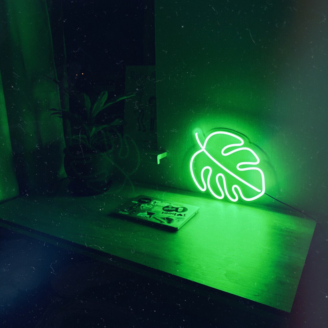 Monstera Leaf LED Neon Sign Plant Wall Decor Choose your Etsy