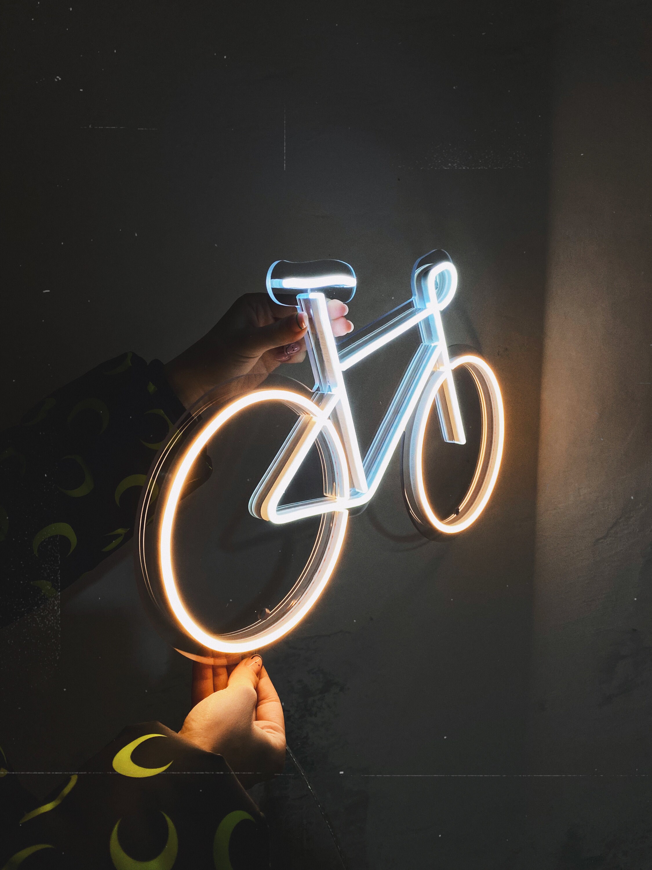 自転車 LED ネオンサイン | 自転車 子供用 壁飾り | 男の子にも女の子