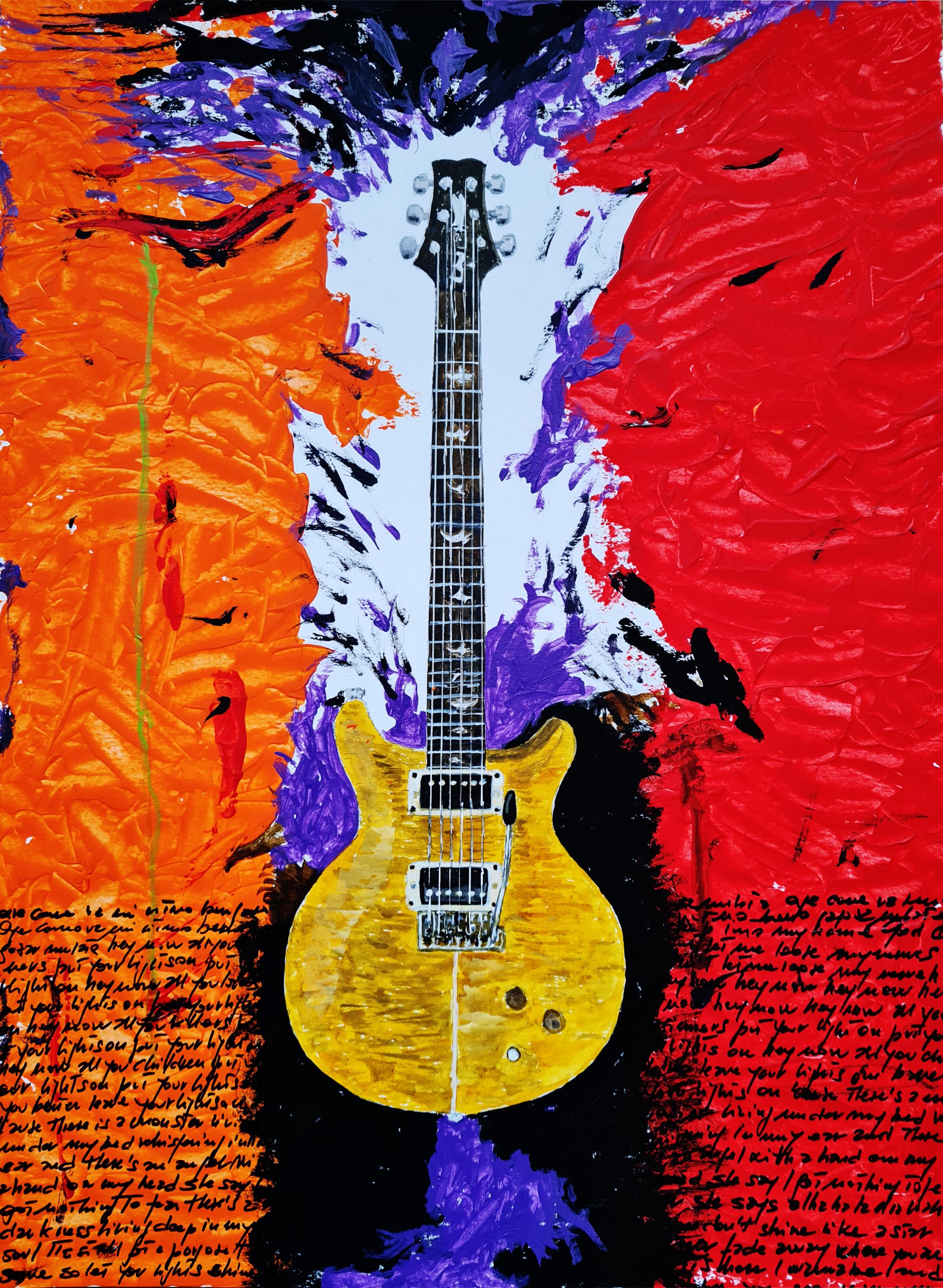 Prs Guitar Drawings - Etsy