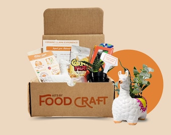 Ceramic Llama Kit | DIY Kit | Ready to Paint | Hobby and Craft Gifts | Paint Your Ceramic