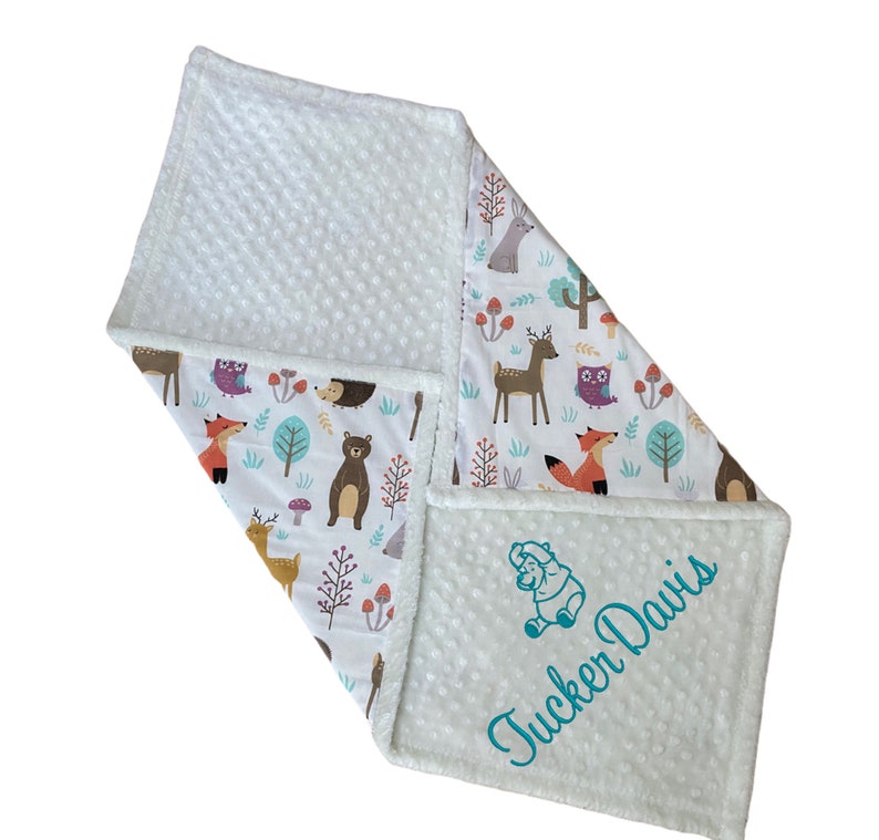 Personalized Baby Blanket Animal Baby Blanket Safari Baby Etsy