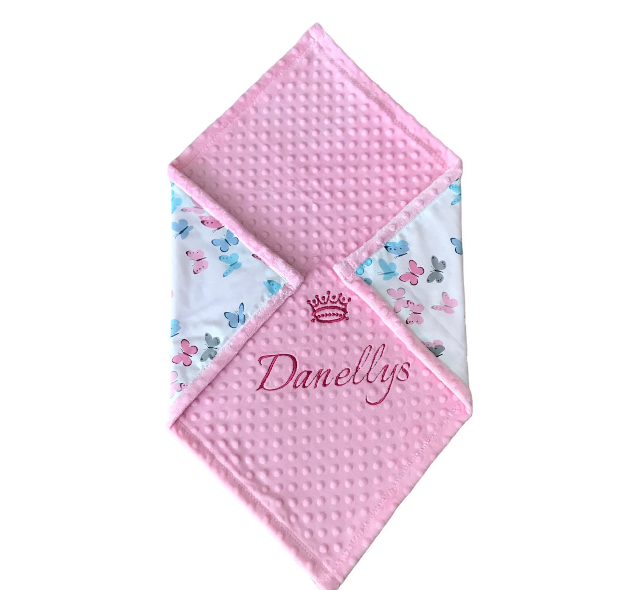 Personalized Baby Blanket Custom Baby Blanket Butterfly Baby Etsy