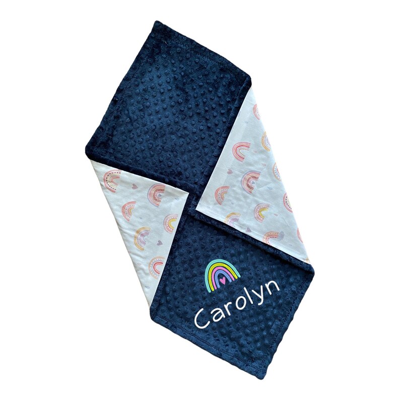 Personalized Baby Blanket Rainbow Baby Blanket Custom Baby Etsy