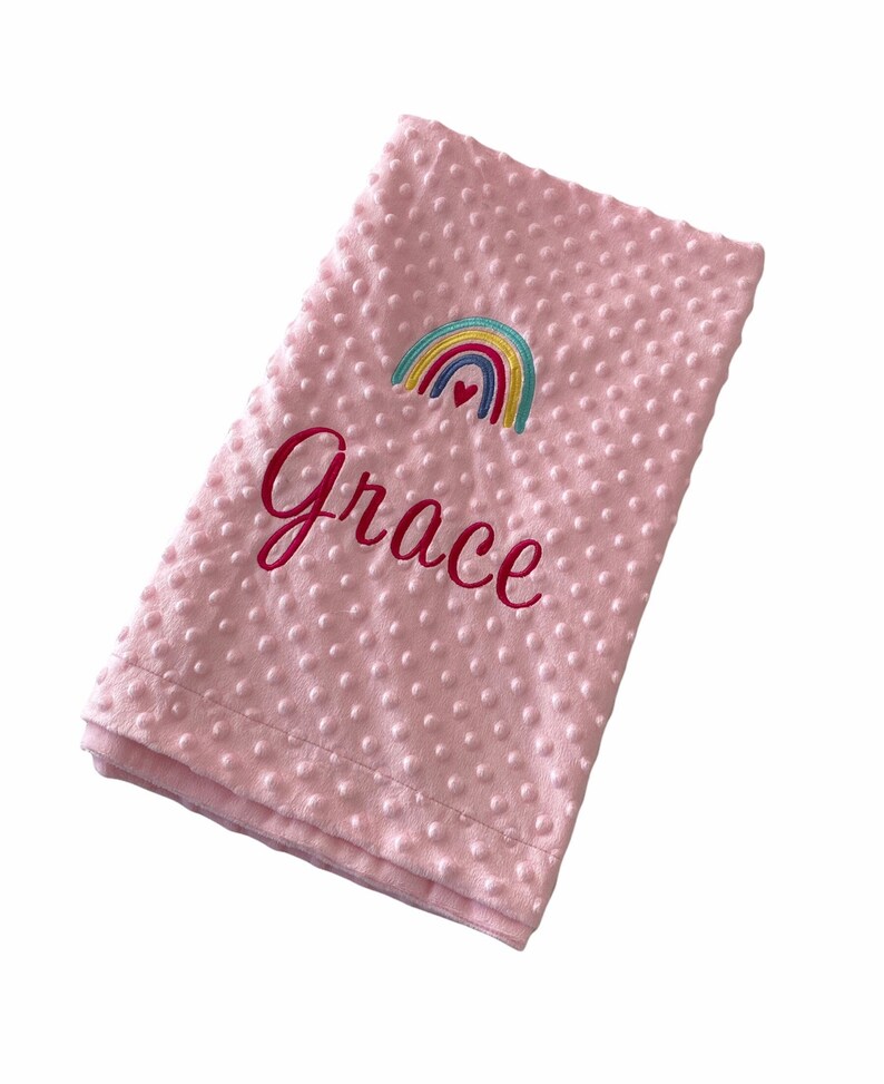 30x 35 Personalized Baby Blanket Custom Baby Etsy