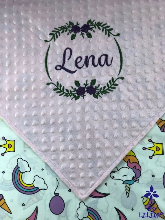 soft personalized baby blankets