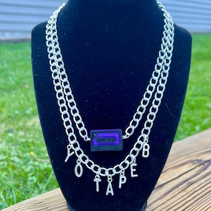 Tape B Inspired Charm Necklace