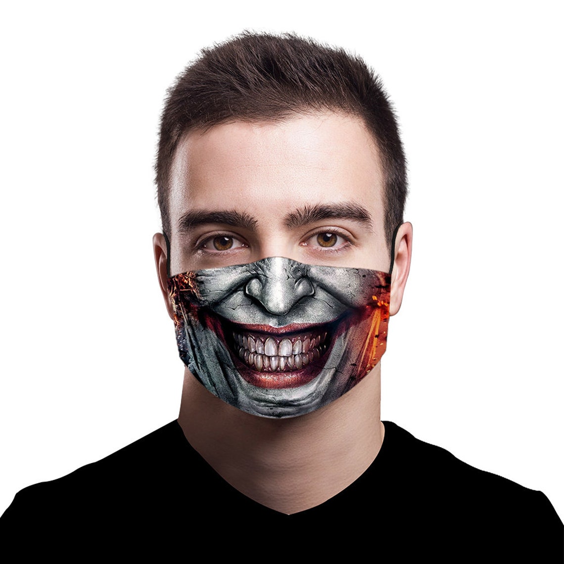 Joker MaskJoker Face maskFace maskFace mask with filter Etsy