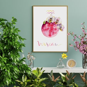 Print AQUARIUS - zodiac sign