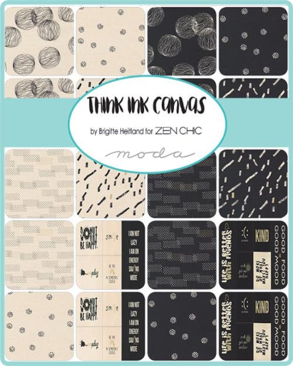 CANVAS Think Ink: Dotties in Natural CANVAS Think Ink: Dotties in Natural