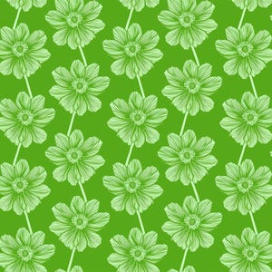 NEU - Indelible von Anna Maria Textiles für Northcott - Verkauft von 1/2 Yards -Anenome -Gras