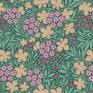 TILDA Hibernation by Tone Finnanger - sold by the 1/2 yard - Autumnbloom Sage