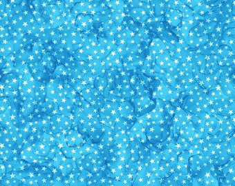 NEW! Patriot for Northcott Fabrics - Sold by 1/2 Yards -Stars on Lt Blue