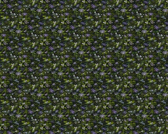 NEW! NatureScapes by Deborah Edwards for Northcott Fabrics - Sold by 1/2 Yards - blueberry patch Texture