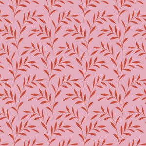 TILDA Hibernation by Tone Finnanger - sold by the 1/2 yard - Olive Branches Blush
