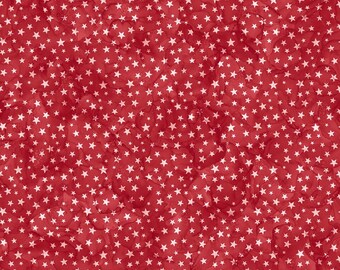 NEW! Patriot for Northcott Fabrics - Sold by 1/2 Yards -Stars on Red