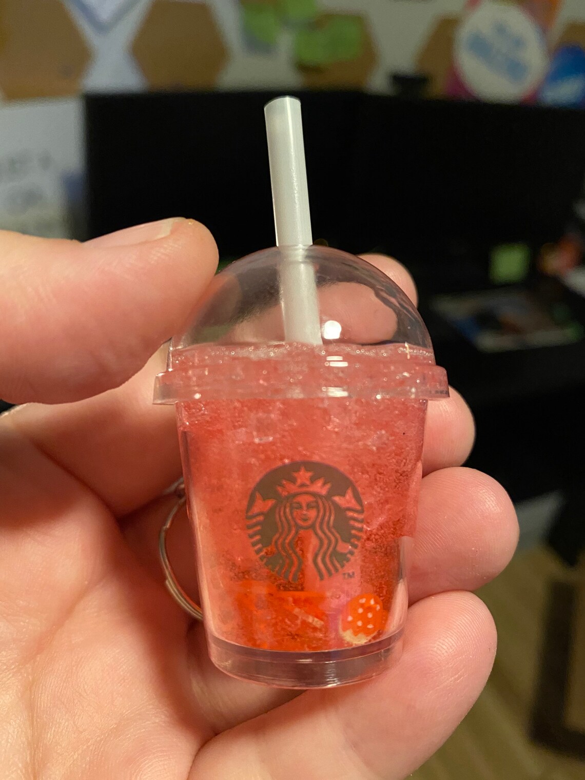Starbucks Cup Keychain Etsy