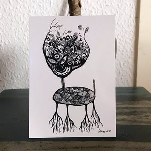 Carte postale - Animal abstrait Herbert