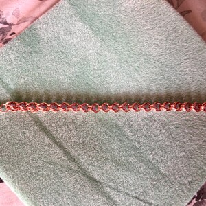 Captured Bead Chain Maille Bracelet