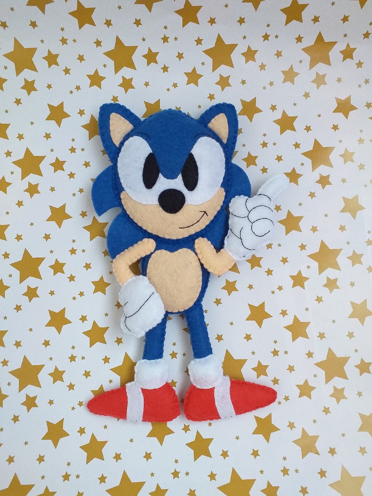Sonic the hedgehog sonic plush Sonic plush toy pattern Etsy