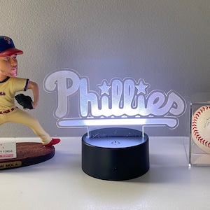 16 kolorów Philadelphia Phillies LED akrylowe światło Baseball World Series