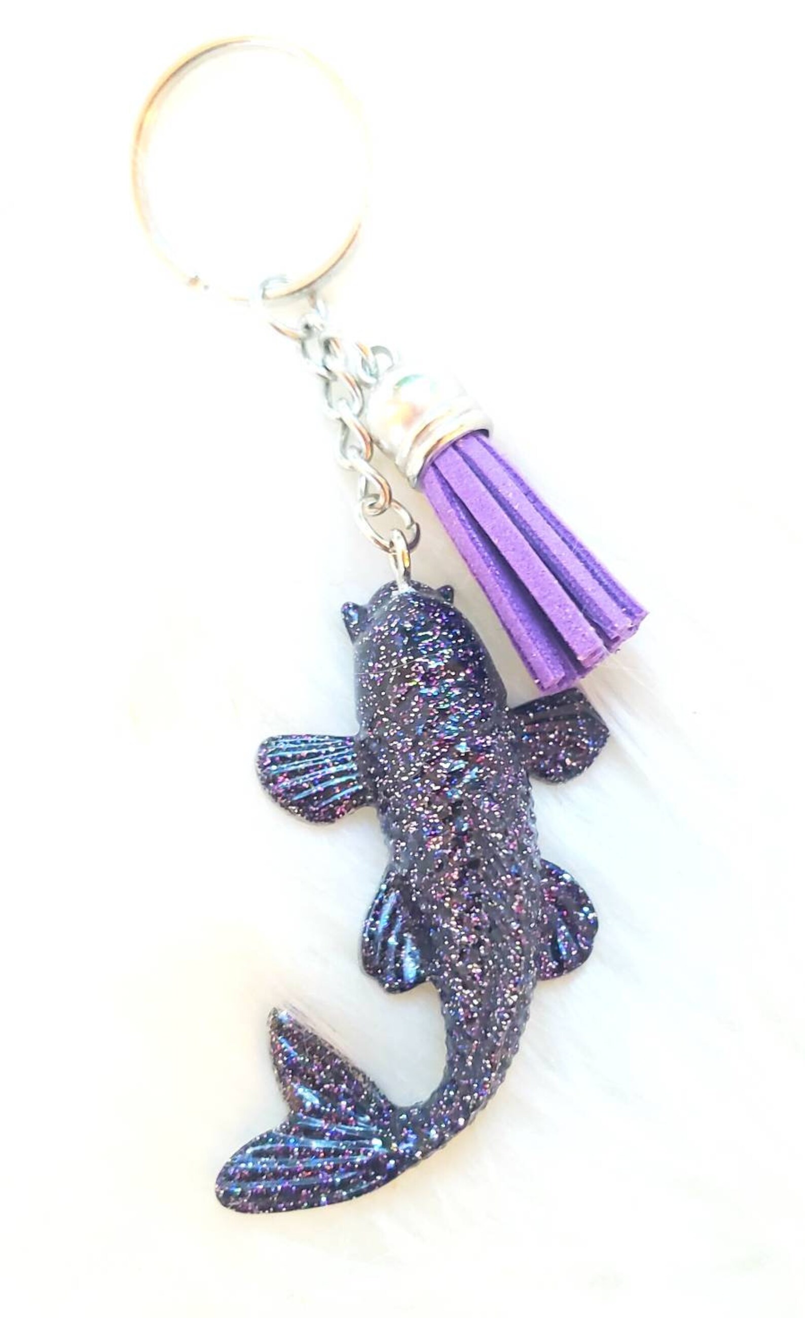 Koi fish keychains resin keychains custom keychains gifts Etsy