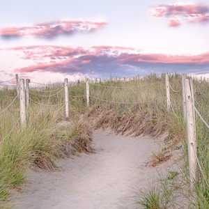 PRINT- Sleeping Bear Dunes/Lake Michigan, North Bar Lake, Empire, Northern Michigan beach, sand dunes, MI shoreline, Sky, Pathway