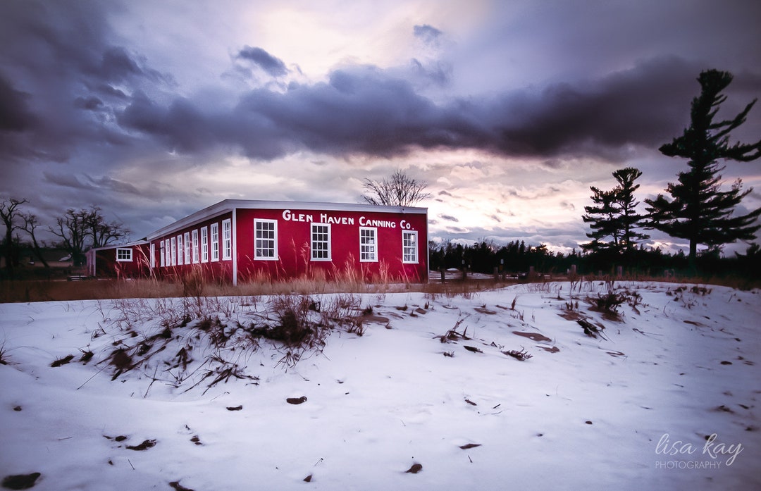 PRINT Glen Haven Cannery Landscape Sleeping Bear Dunes - Etsy