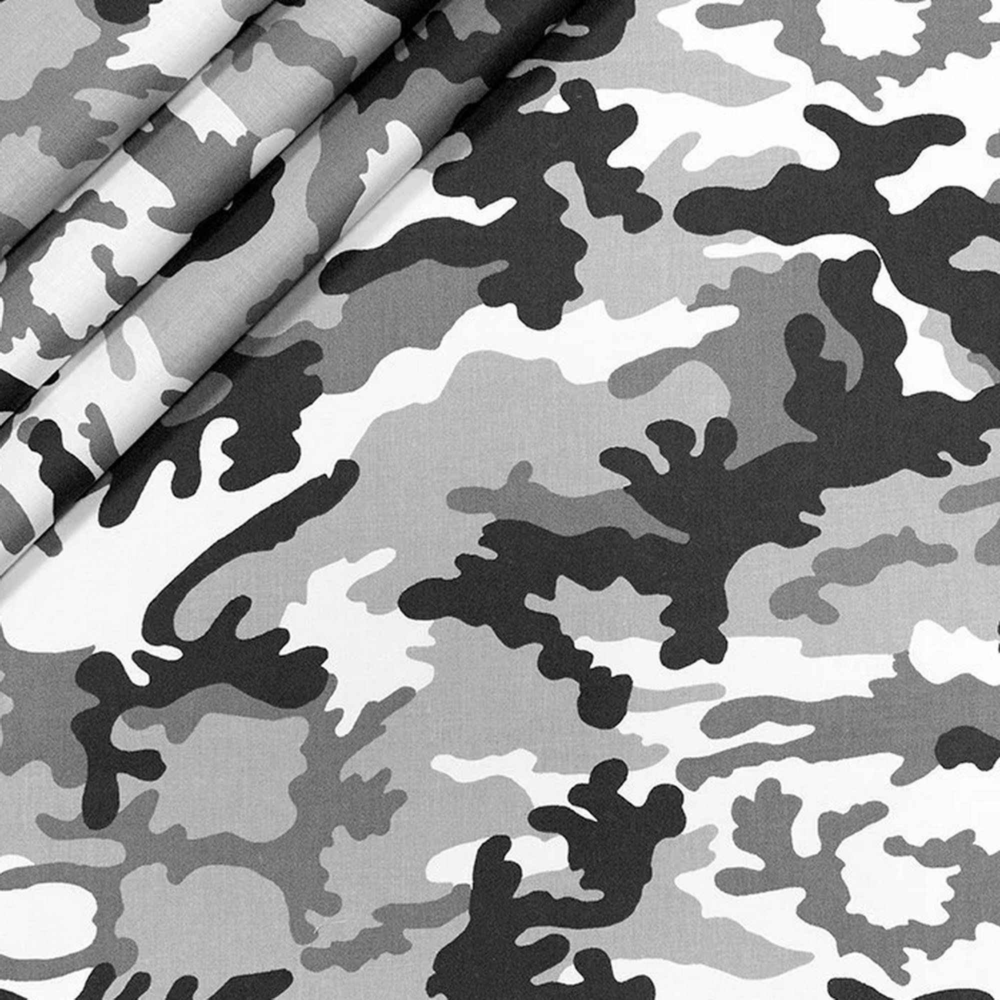 Camouflage fabric Grey camo fabric 100 cotton by the yard Etsy
