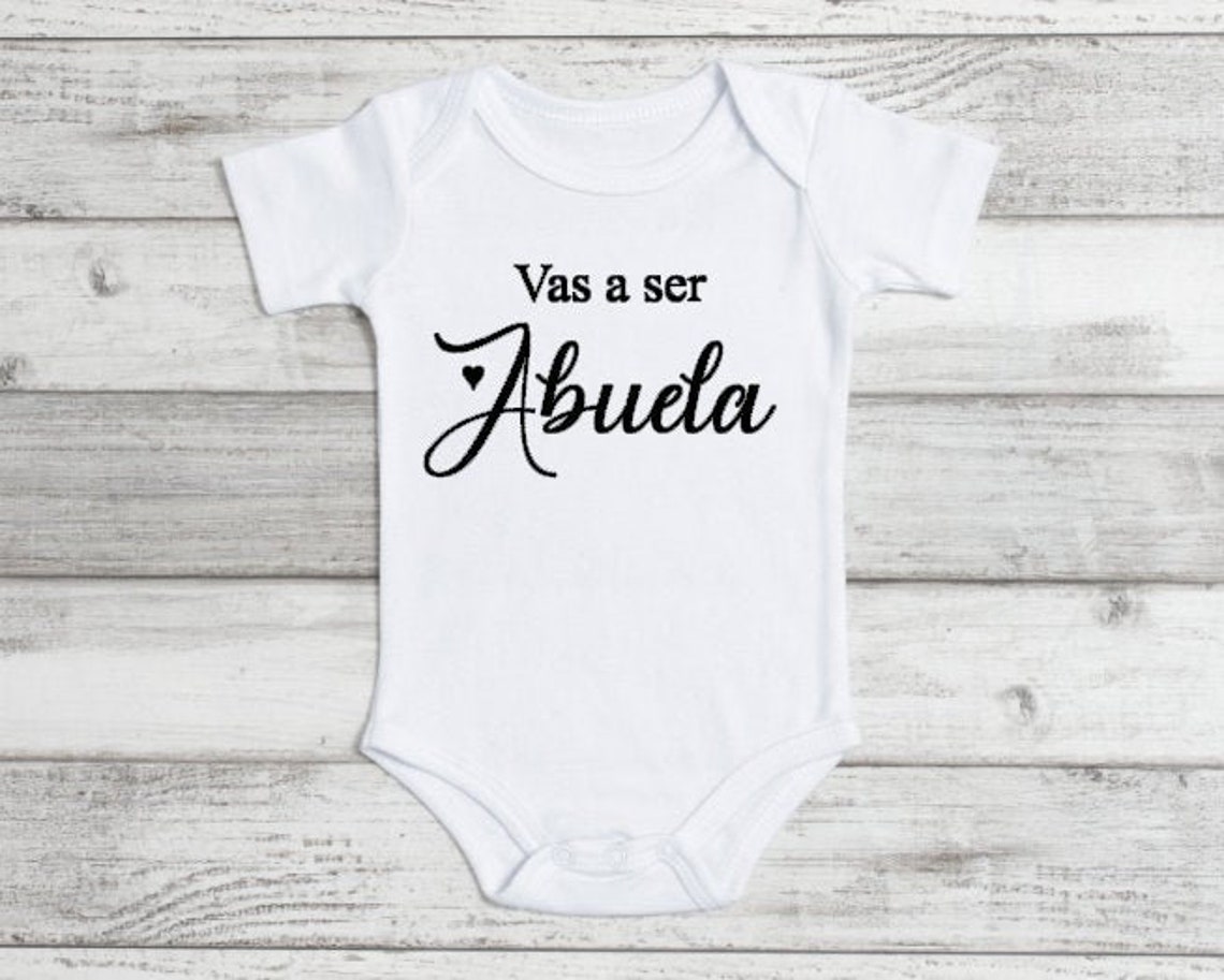 Baby Announcement Custom Baby Outfit Spanish Onesie Your Etsy