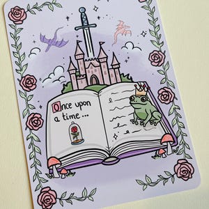Märchenhafte pastel kindle einlage, literarische kunstdruck, kindle zubehör, kindle dekoration, literarisch geschenk, geschenk für leser