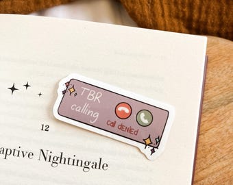 TBR-belsticker, leesgrage sticker, kindlesticker, leesgrage girliesticker, Kindle girliesticker, cadeau boekenliefhebber