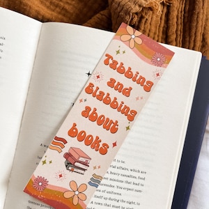 Annotation tabs bookmark, tassel bookmark , Cute Bookish Bookmark, Book lover gift, girlie bookmark