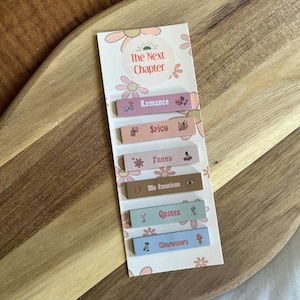 Sticky annotation paper bookish tabs, journaling supplies, gifts for readers, bookwork gifts, sticky index tabs, annotation kit, sticky tabs