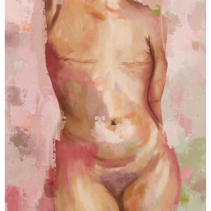 Doppelte Mastektomie Kunstdruck | Brustkrebs Kunst | Mastektomie Druck | Körper Positive Kunst | Brustkrebs OP-Schal | Frauen Empowerment Kunst