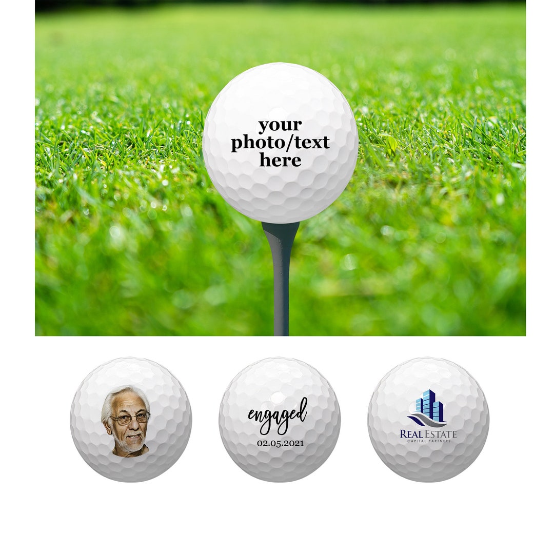 Customize Golf Balls, Upload Your Image Text Logo, Personalized Gift