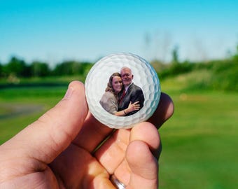 Personalized Golf Balls, Custom Photo Golf Gift, Unique Golf Gift for Women, Funny Golf Lover Gift, Engraved Golf Balls, Custom Name Gift