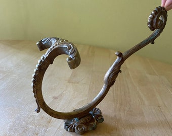 French Gilt Bronze Ormolu Ornate Coat hook circa late 1800’s.