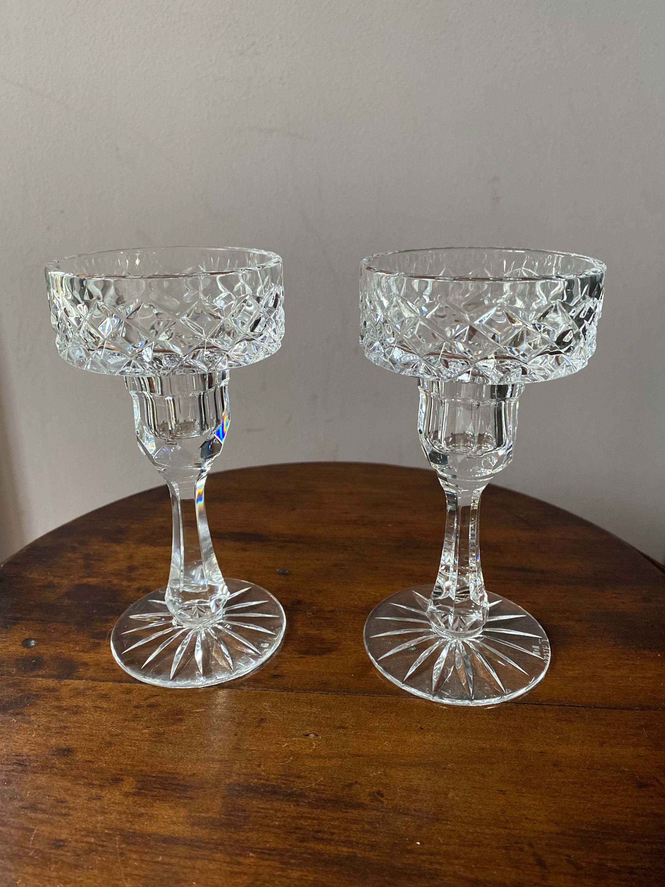 Vintage Tyrone Crystal Glasses Set of Two. Pristine Condition. Etsy