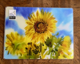 Sunflower acrylic placemats