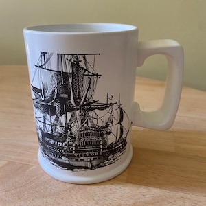 Beer Stein HMS Victory by Arthur Wood. Made in England. Excellent condition.